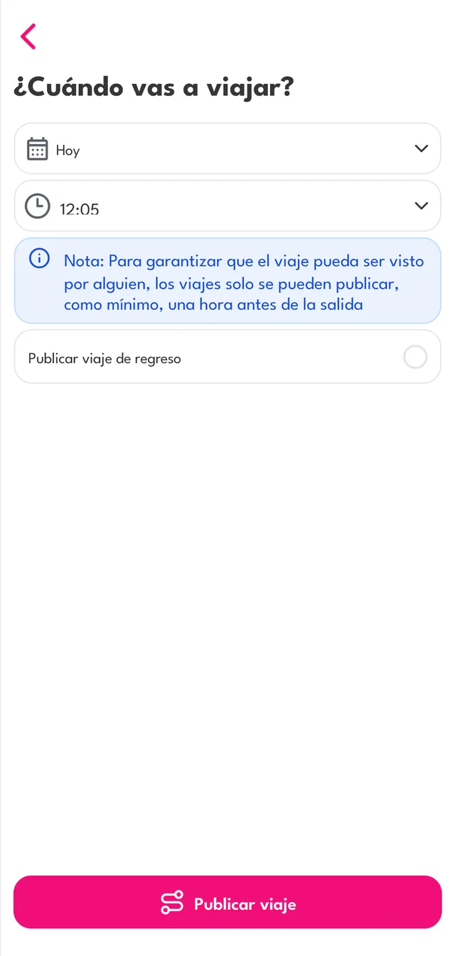 ¿Cuándo sales?